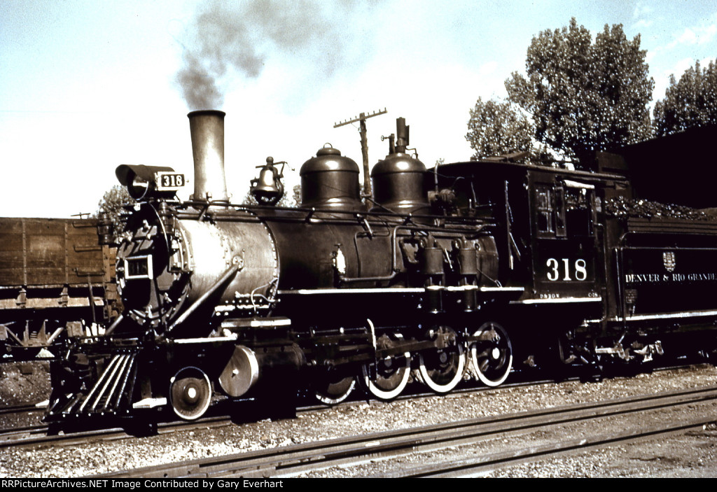 DRGW 2-8-2ng #318 - Denver & Rio Grande Western 